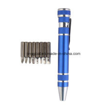 Precision Mini 8 in 1 Slotted Phillips Bits Screwdriver Pen Set Repair Tools